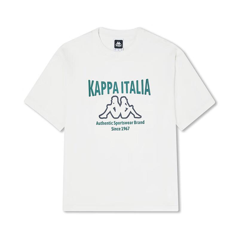 Kappa Unisex Back To Back Logo Cotton Short Sleeve T-Shirt