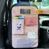 Cartoon Pattern Car Seat Storage Bag Car Interior Organizer  Car Sundries Organization