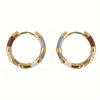 Vintage Geometric Trend Colorful Drop Female Earrings Niche Personality Design Fashion Holiday Party Accessories Jewelry Gifts