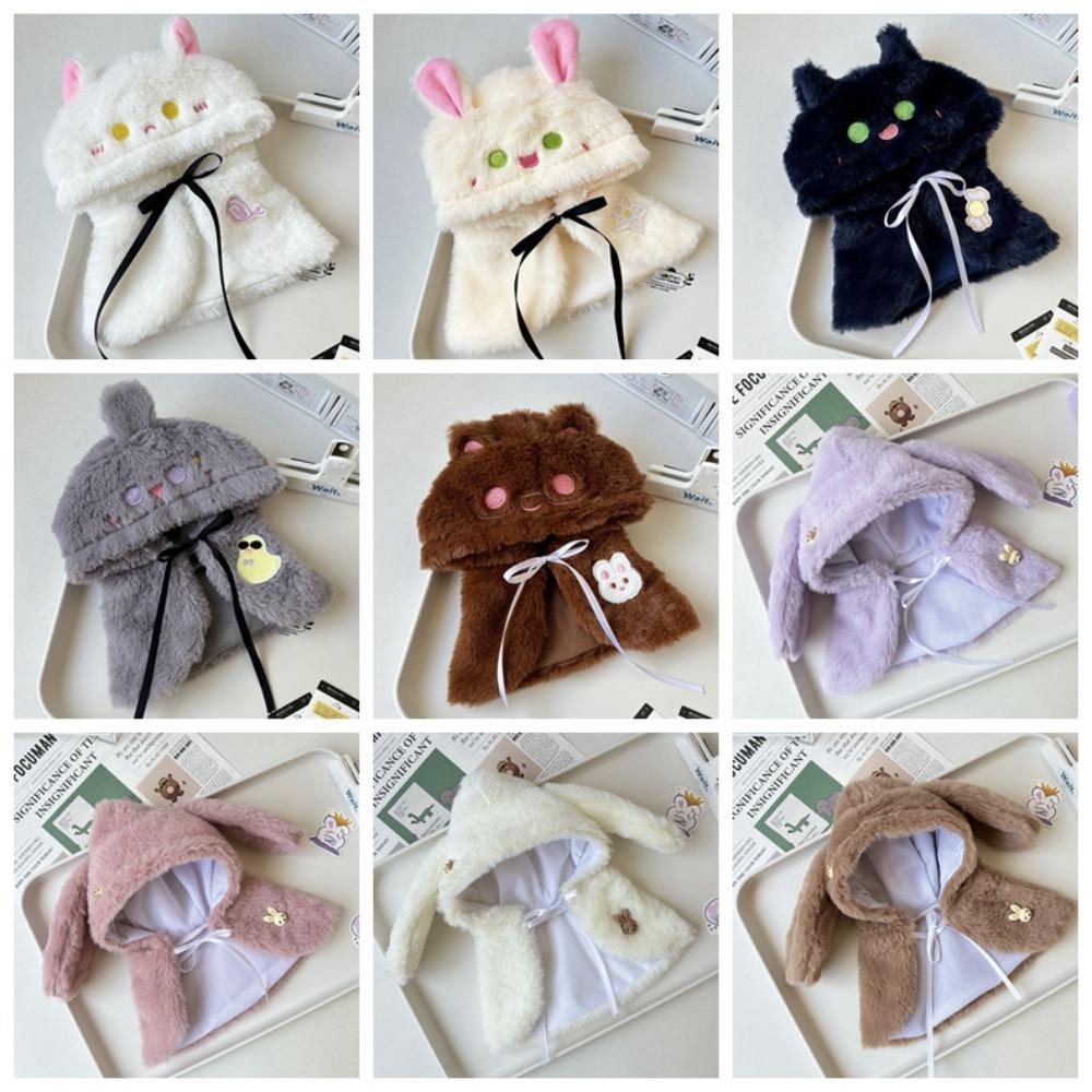 Plush Cloak 20cm Cotton Doll's Clothes Outfit No Attribute Doll Clothes  20cm Cotton Doll