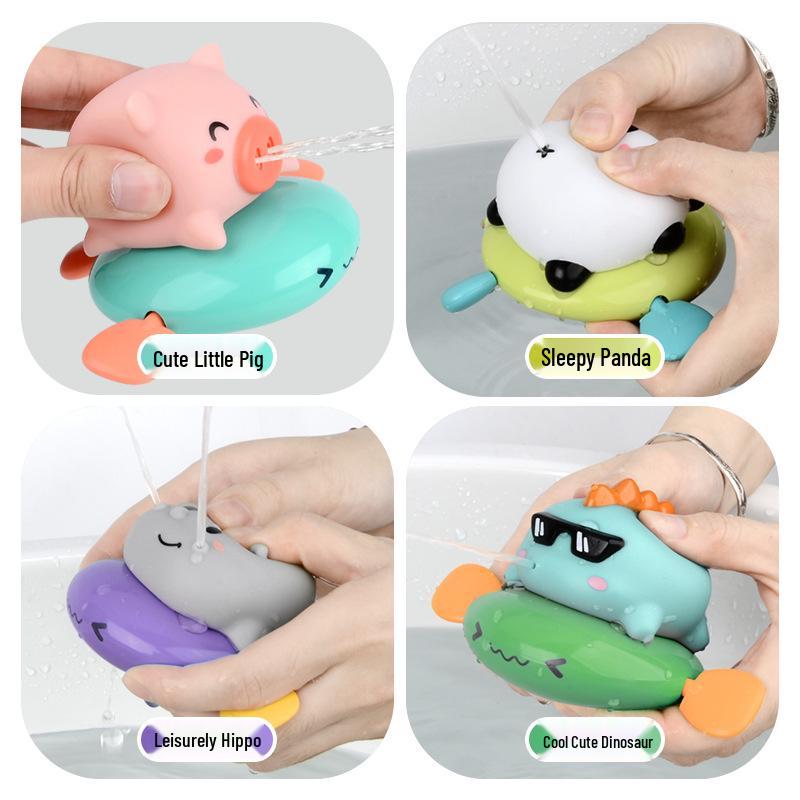 Little Yellow Duck Water Spray Bath Toys for Infants and Children