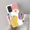 Case For Samsung A53 A52S A52 A73 A70 Cute Heart Flower Back Cover Soft Silicone Matte Protective Funda For Samsung Galaxy A53
