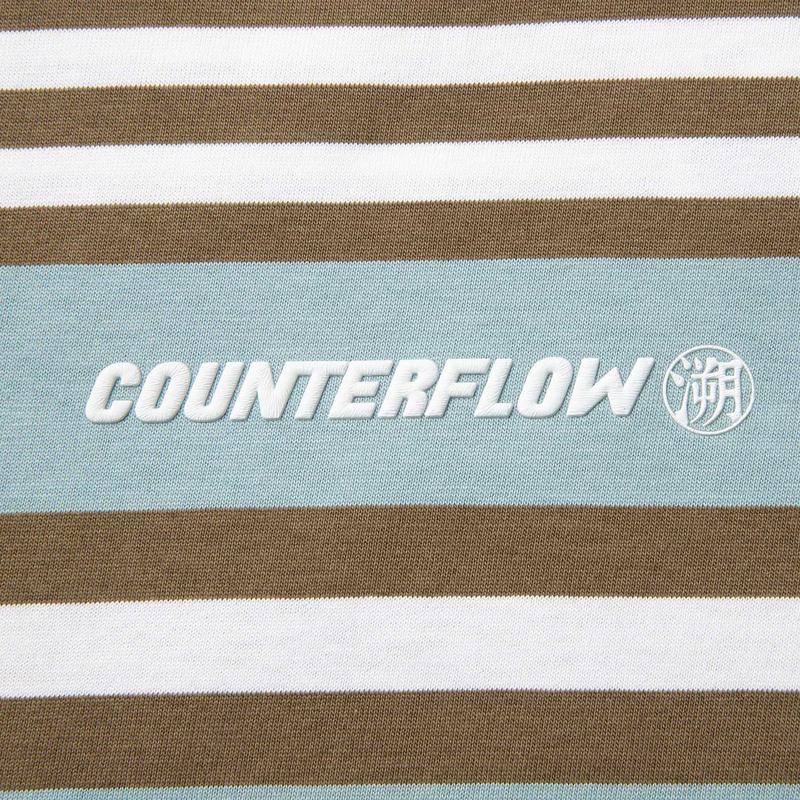 Li Ning CF Striped Comfortable Temperature Control Antibacterial Short Sleeve T-Shirt Men Tops Fish-Eye-Green ATSV181-3