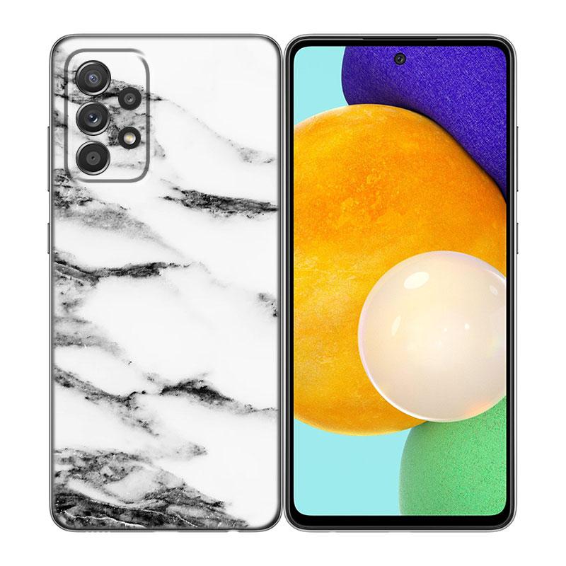 Schwarz-weißer Marmor-Fall für Samsung A04 A21 A30 A50 A52 S A13 A14 A22 A23 A32 A53 A73 5G A11 A12 A31 A33 A51 A70 A71 A72