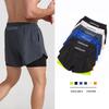Heren Sneldrogende Dubbellaagse Hardloopshorts - Los, Anti-Blootstelling, 3-Punts Pasvorm voor Marathon & Atletiek