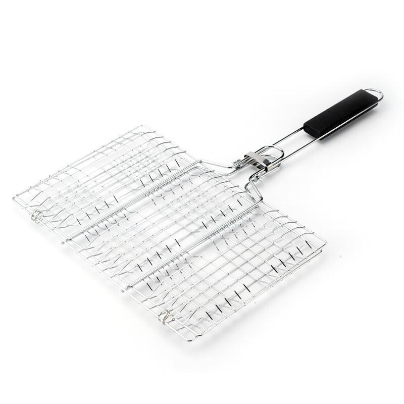 Wutuo Foldable Carbon Steel BBQ & Fish Grilling Tongs Set