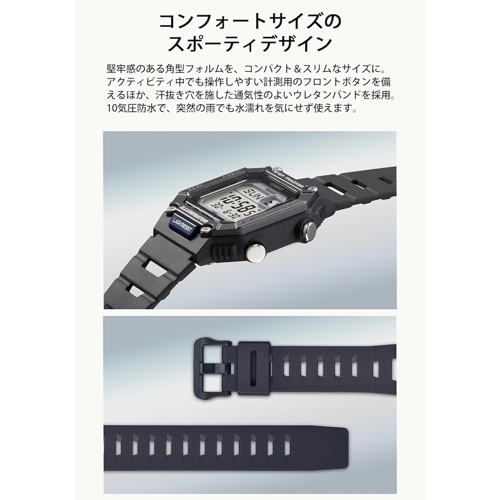 Casio] Wristwatch Casio Collection [Genuine Japan] Equipped with Bluetooth 10 ATM waterproof WS-B...