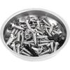 FUNSUEI 12 Packs 6 Inch And 3 Inch Magnetic Tray Set, Stainless Steel Magnetic Bowl, Round Magnetic Parts Tray For P, Screws, Bolts, Nuts, Small