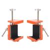 2Pcs Cabinet Clamp Woodworking Face Frame Clip Claw Aluminium Alloy 440lbs Load Limited