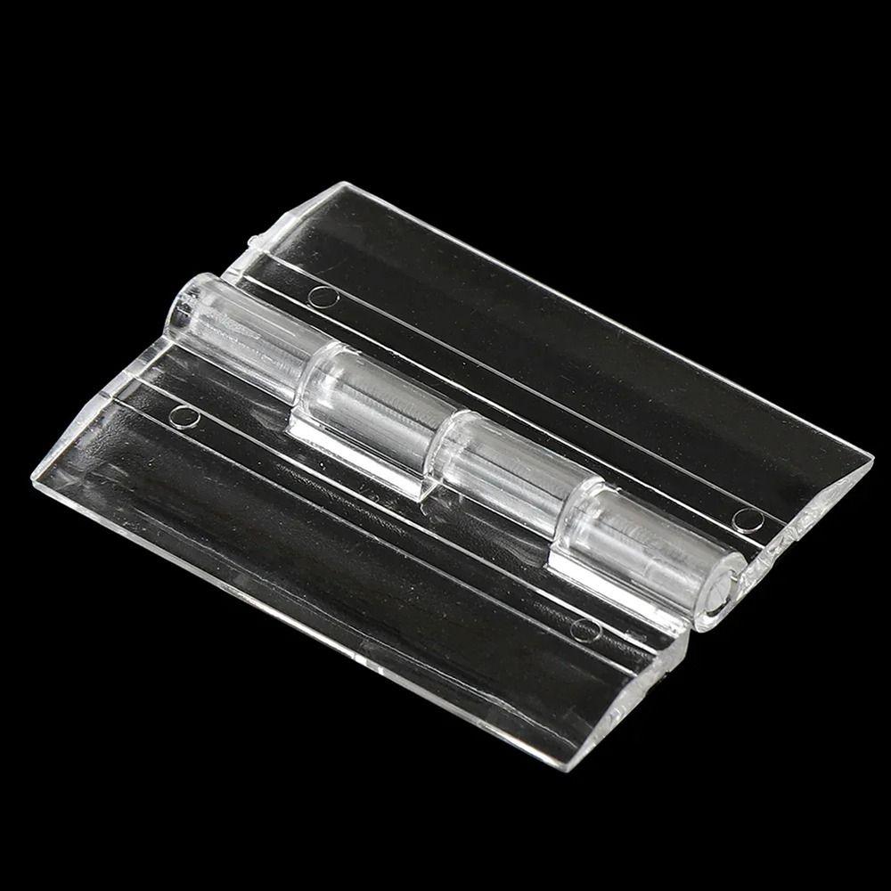 10Pcs Clear Folding Hinge Acrylic Furniture Hardware New Door Hinges  DIY Cabinet Door Box