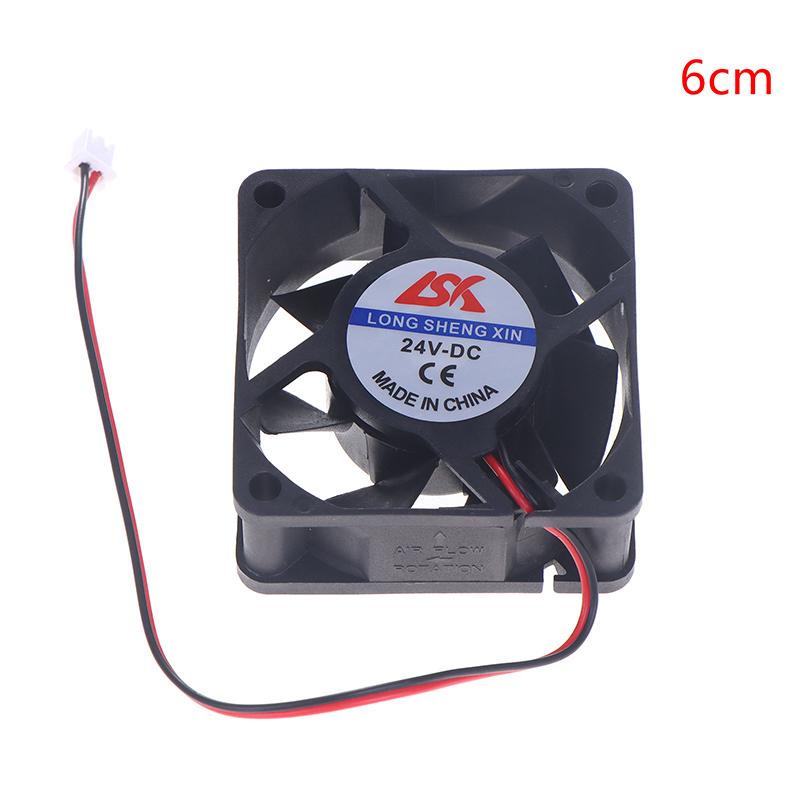 5V/12V/24V Cooling Turbo Fan Brushless 3D Printer Parts 2Pin For Extruder Dc Cooler Blower Part Black Plastic Fans