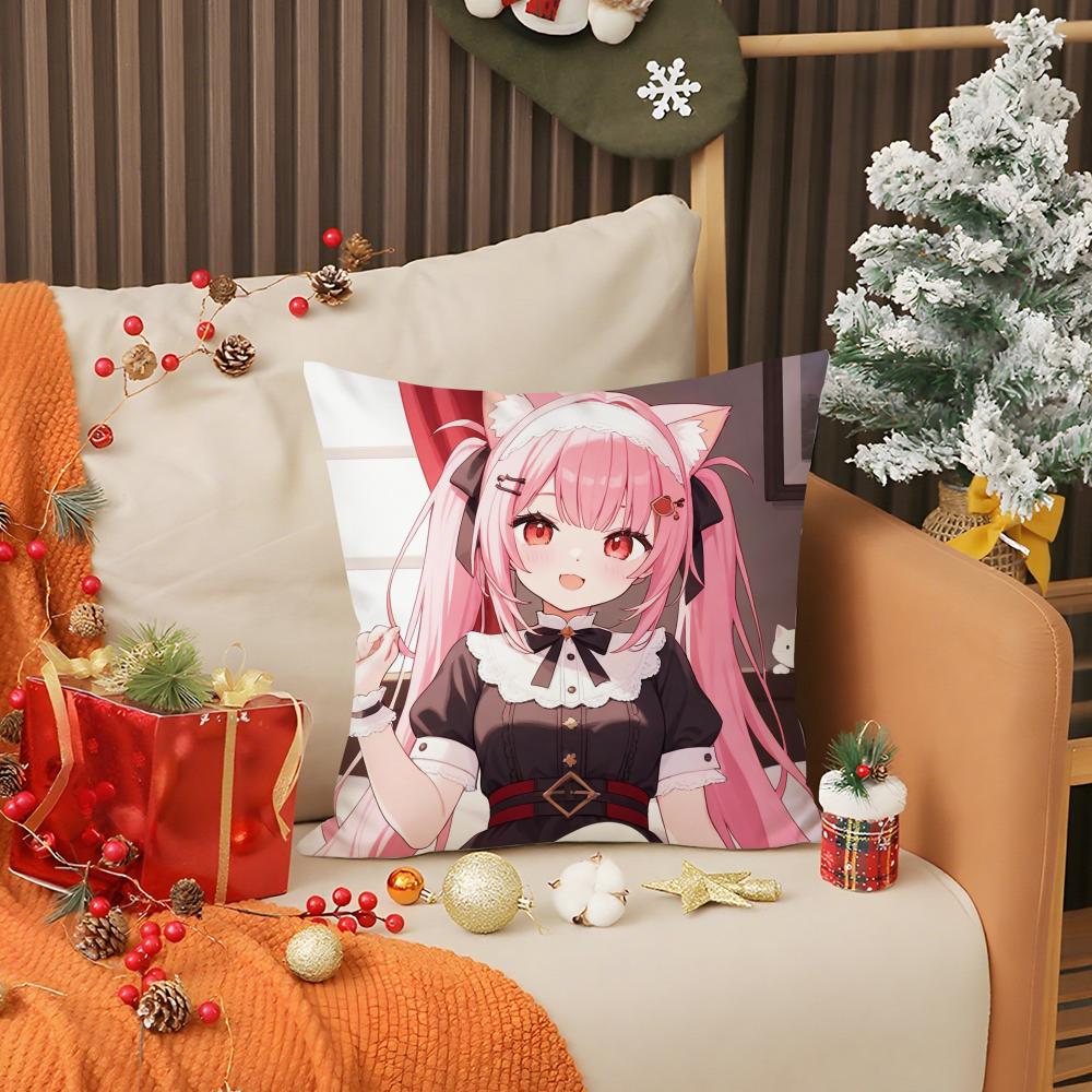 Chocola Nekopara Anime Pillow Case Double Sided Comfort Pillow Cover Fit Car Sofa Bedroom & Other Scenes