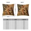 The Lesson Cats Belle Epoque Square Pillowcase Polyester Linen Velvet Creative Zip Decorative Pillow Case Car Cushion