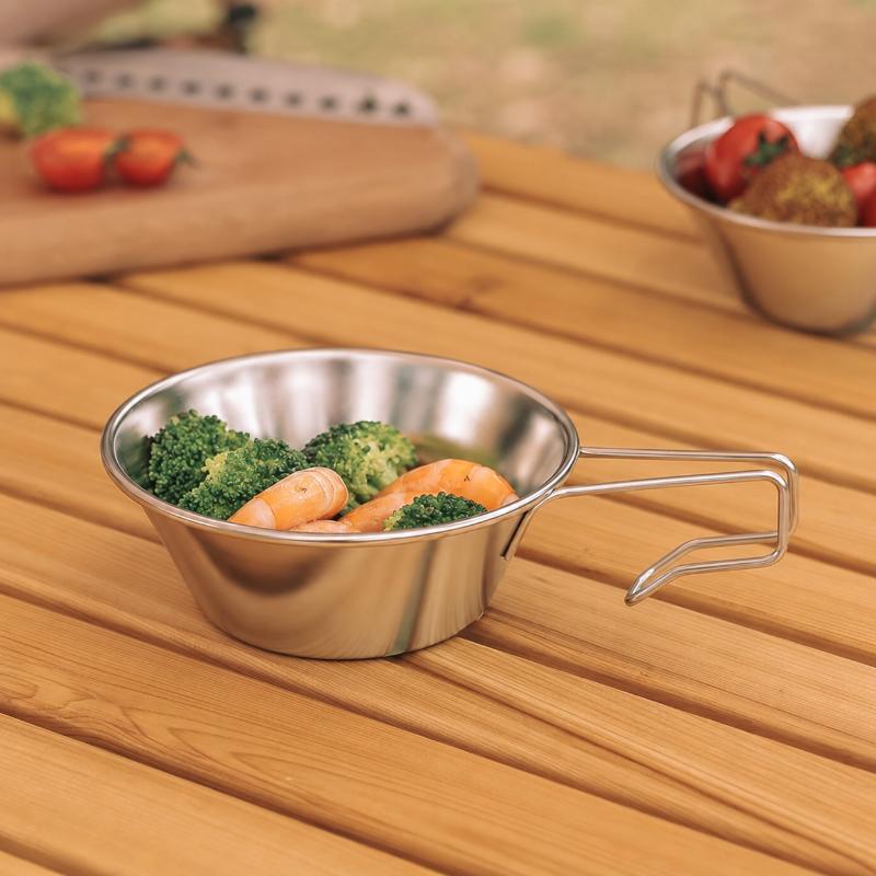300Ml Stainless Steel Sierra Cup Outdoor Camping Coffee Tea Mug Portable Picnic Tableware Bbq Hiking Backpacking Water Cup