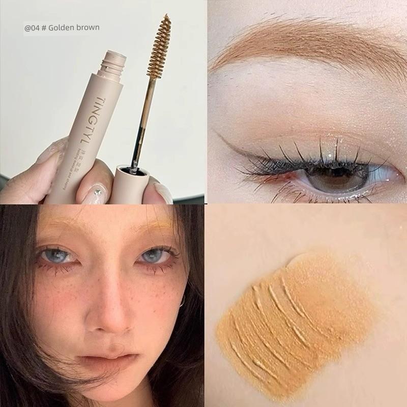 Idol Feels Eyebrow Tool Lighter! Eyebrow Cream Platinum Light Color Waterproof Easy to Color Smear-Proof Makeup Nature Hair-Styling Long-Lasting Women