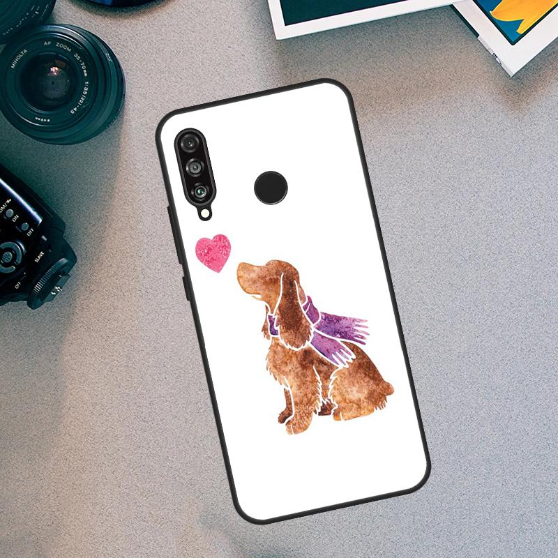 Étui pour chien Cocker Spaniel anglais pour Huawei Nova 5T 9 10 SE 11 3i 8i 11i Y91 Y60 Y70 Y61 Y90 P20 P40 Lite P30 Pro Coque
