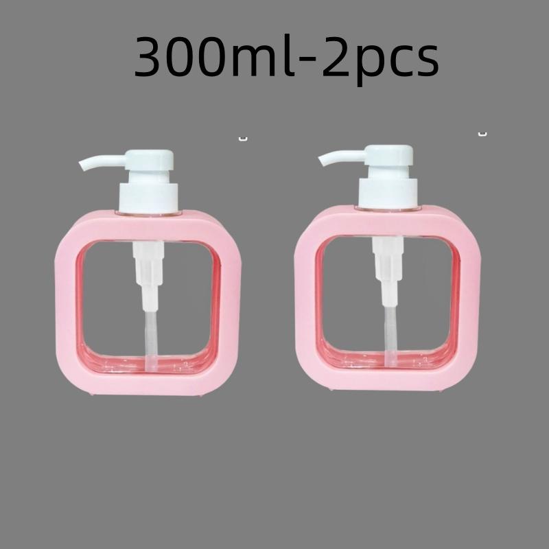 300/500ml Badkamer Zeepdispensers Hervulbare Lotion Shampoo Douchegel Houder Draagbare Reizen Dispenser Lege Bad Pomp Fles
