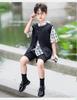 Boys' Chinese-Style Hanfu Set: Tang Suit Vest for Summer Performance