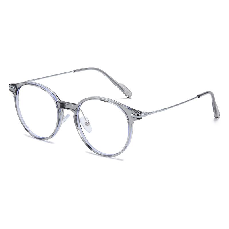 Black Gold Frame Anti Blue Rays Oval Prescription Glasses For The Nearsighted Women Men Myopia Spectacles 0 -0.5 -0.75 To -6.0