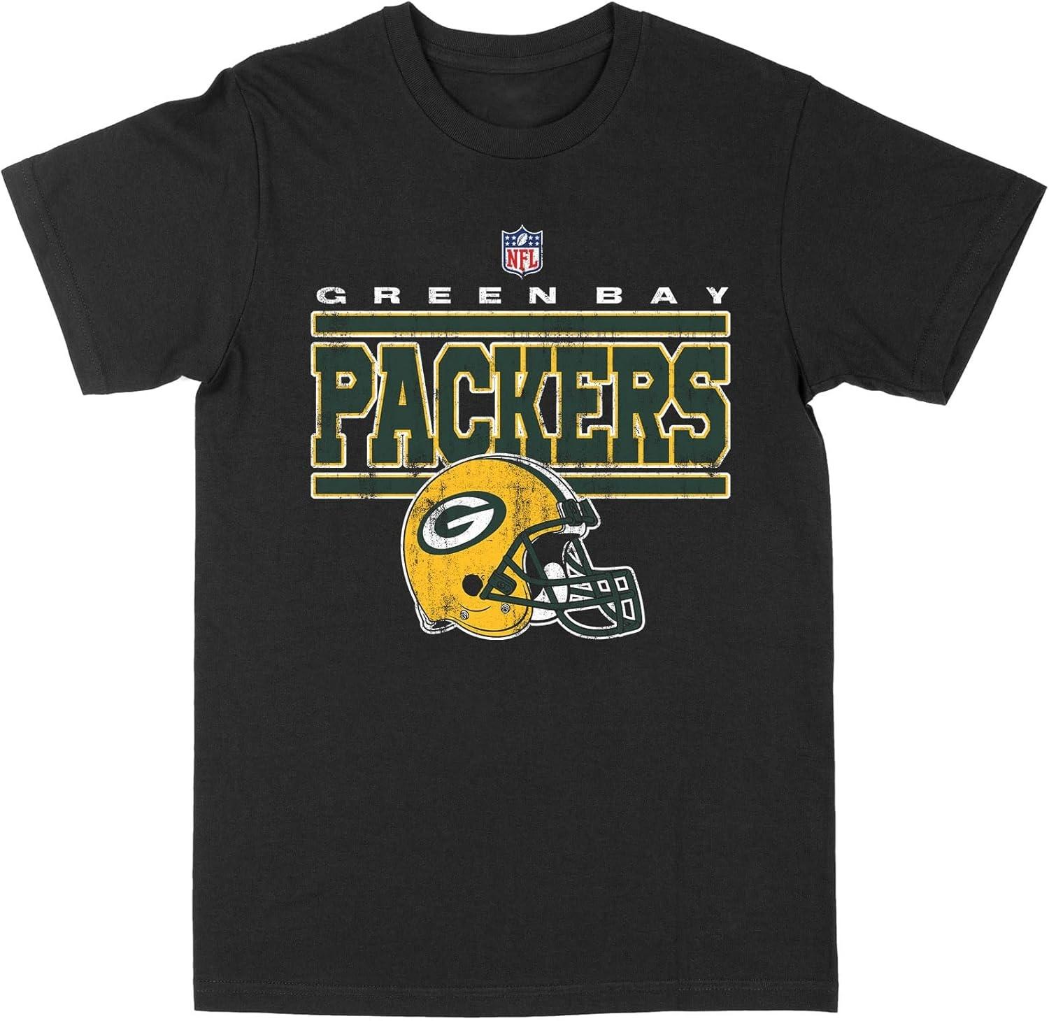 Philcos Унисекс-Взрослый Мужская Футболка NFL Green Bay Packers Футболка S