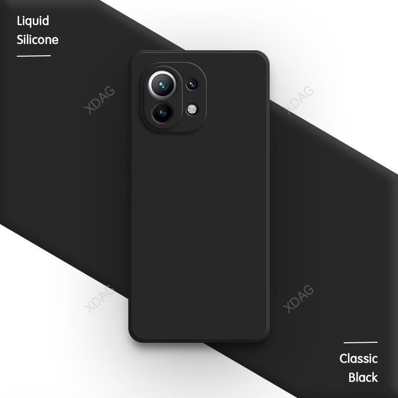 Phone Case for Xiaomi 11 Lite NE Pro Ultra 11T Pro 11X Pro 11i 5G Mi11 11Lite 11Pro 11Ultra Liquid Silicon Soft Basic Back Cover