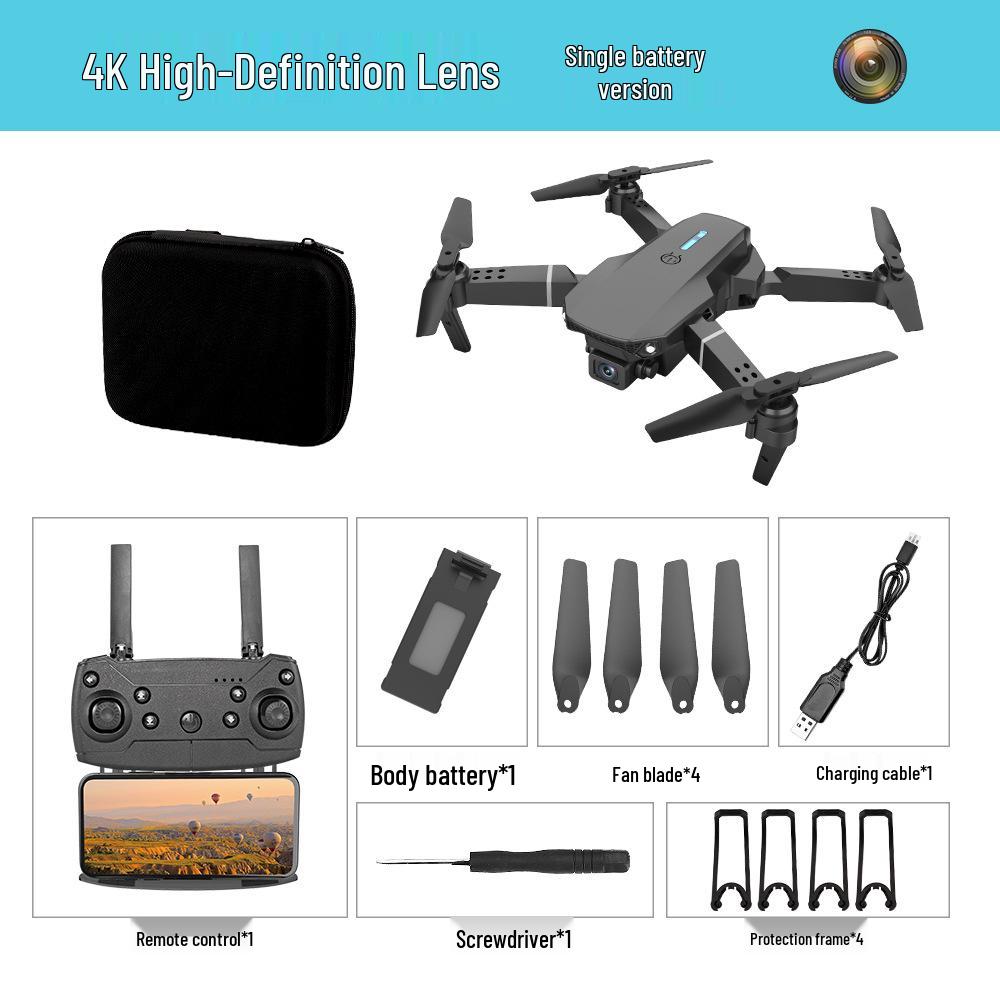 E88PRO 4K Drone with Dual Cameras, Obstacle Avoidance, Fixed Height & Folding Remote Control