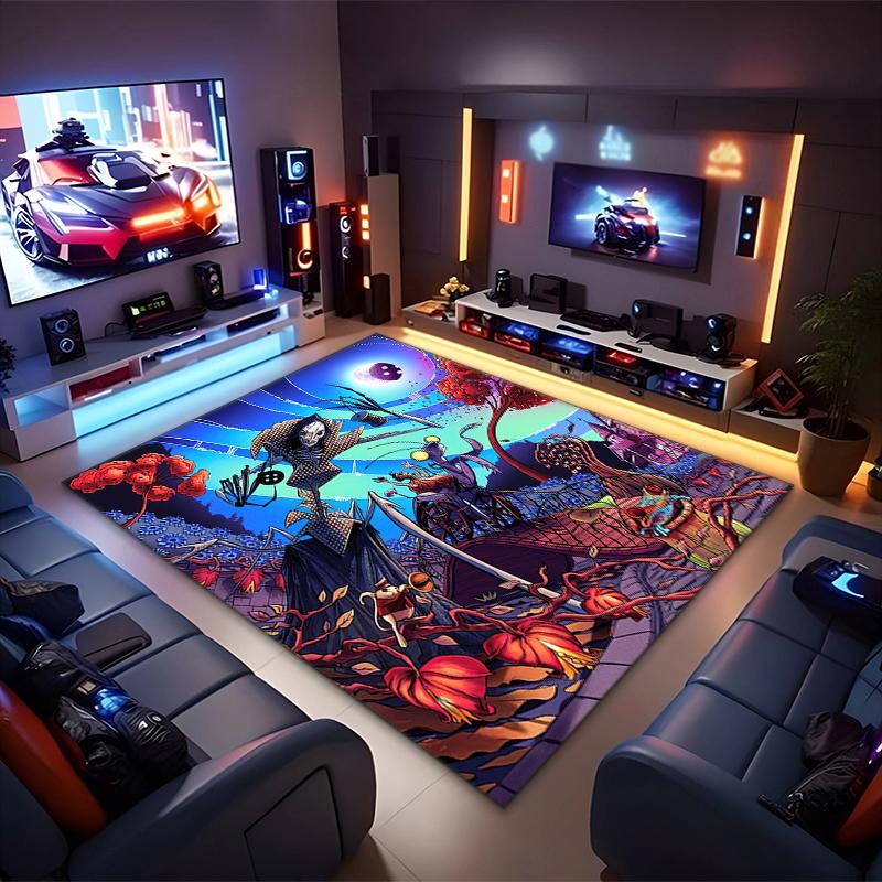 1PC Coraline Rug - Home Decoration Carpet For Living Room Bedroom Flooring Computer Chair Area Rug