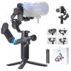 FeiyuTech SCORP Mini Gimbal Camera Stabilizer with 18m AI 2kg Detachable Bluetooth Portrait YouTube Compatible with and Smartphones 3-PRO 3-Axis 360°