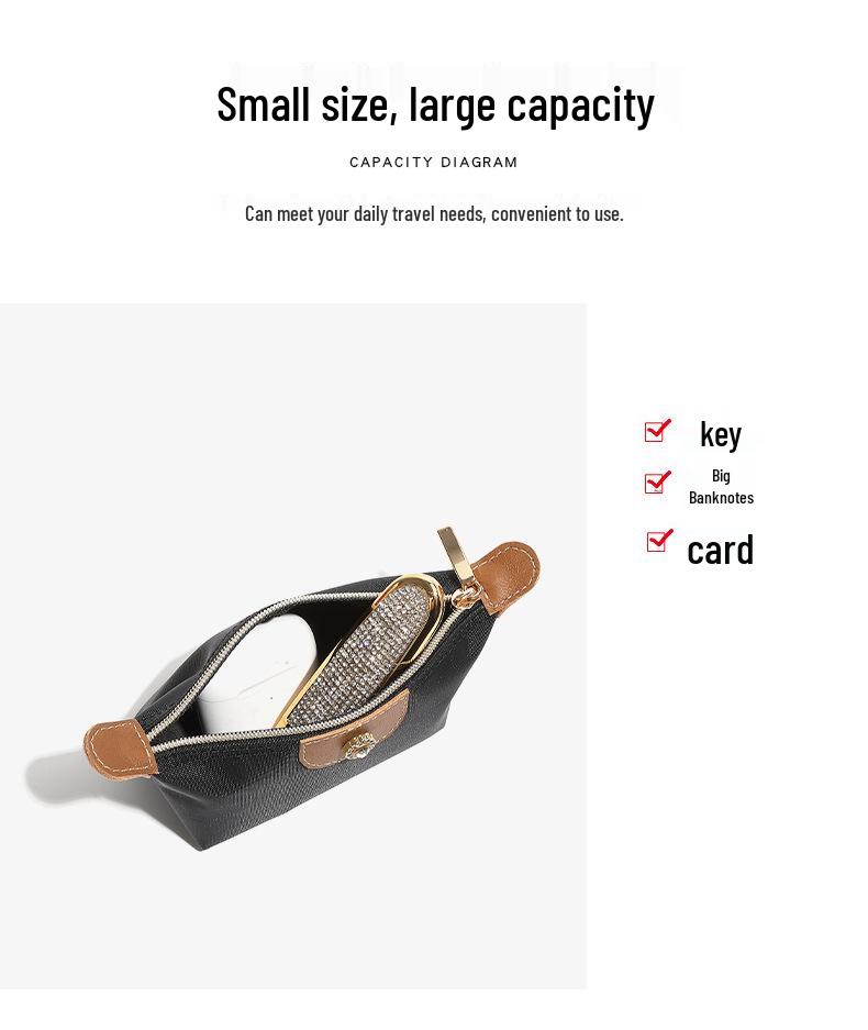 Dumpling Coin Purse: Stylish Mini Key & Lipstick Storage for Women