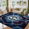 Manchester United Design Crystal Velvet Rug Soft Decorative Mat for Bedroom Entrance