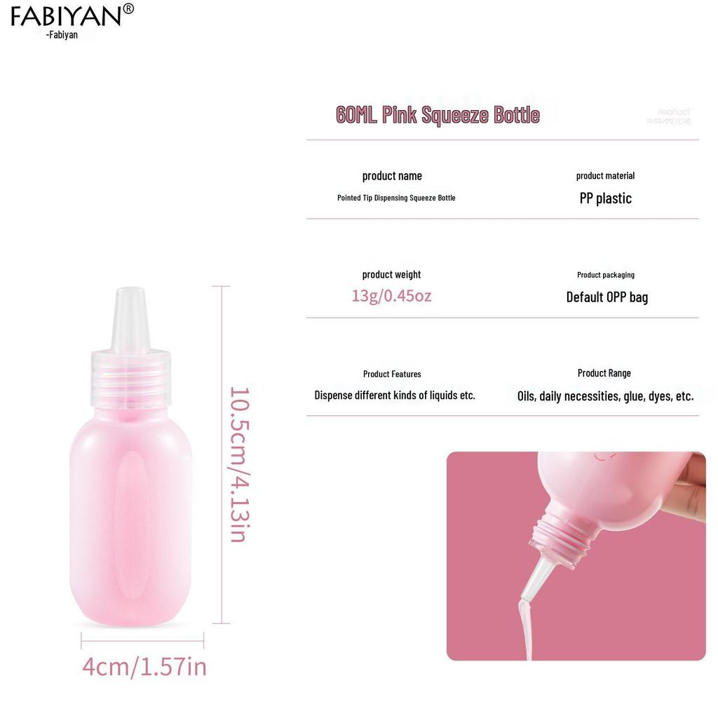 Nachfüllbare Plastik-Quetschtube für Lotion, Gesichtswaschgel, Creme, Nagellackentferner - Spitze, Reisefreundlich, Auf Lager