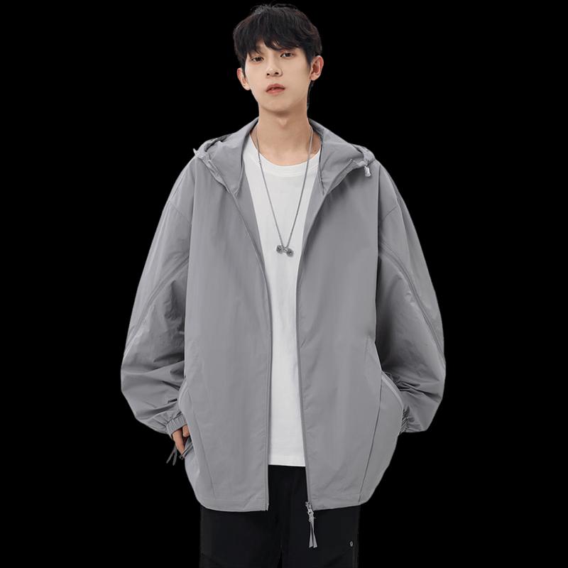 Izzue IT Men's Cool-Sensing Quick-Dry UPF50+ Hooded Sun Protection Jacket