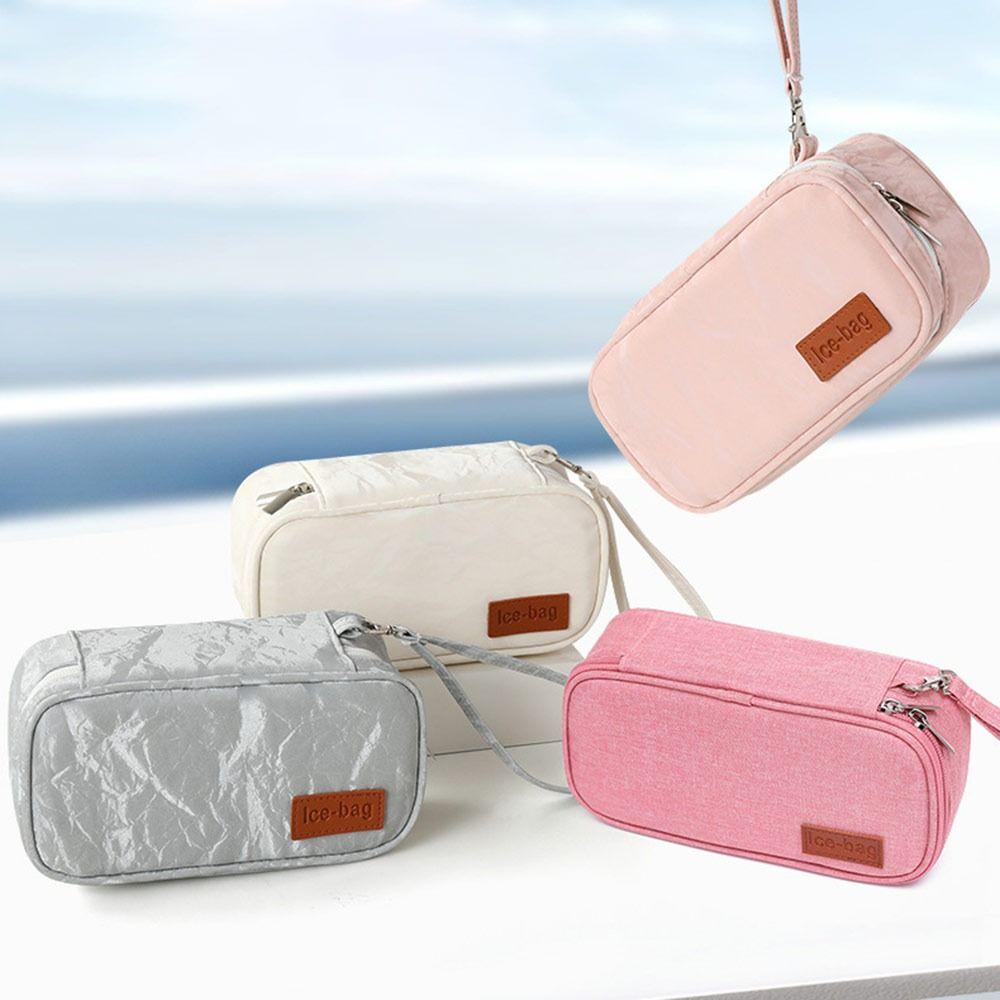Waterproof Portable Insulin Cooling Bag with 2 Gels Refrigerated Diabetic Insulin Cooler Insulated Insulin Case Diabetes Care