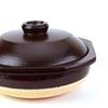 Yamasho Pottery Earthenware Pot, Size 9, Square Rim, Brown, 2000ml, Serves 4-5 People, Hang Out, Shigaraki Ware, Made In Japan, HG-S9br