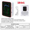 New Smart Air Quality Monitor CO2 CO TVOC HCHO PM Meter Digital Temperature Humidity Tester Home Air Detector