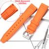 Rubber Silicone Watch Strap for IWC Pilot's Band Quick Release Bracelet Fluororubber Watchband