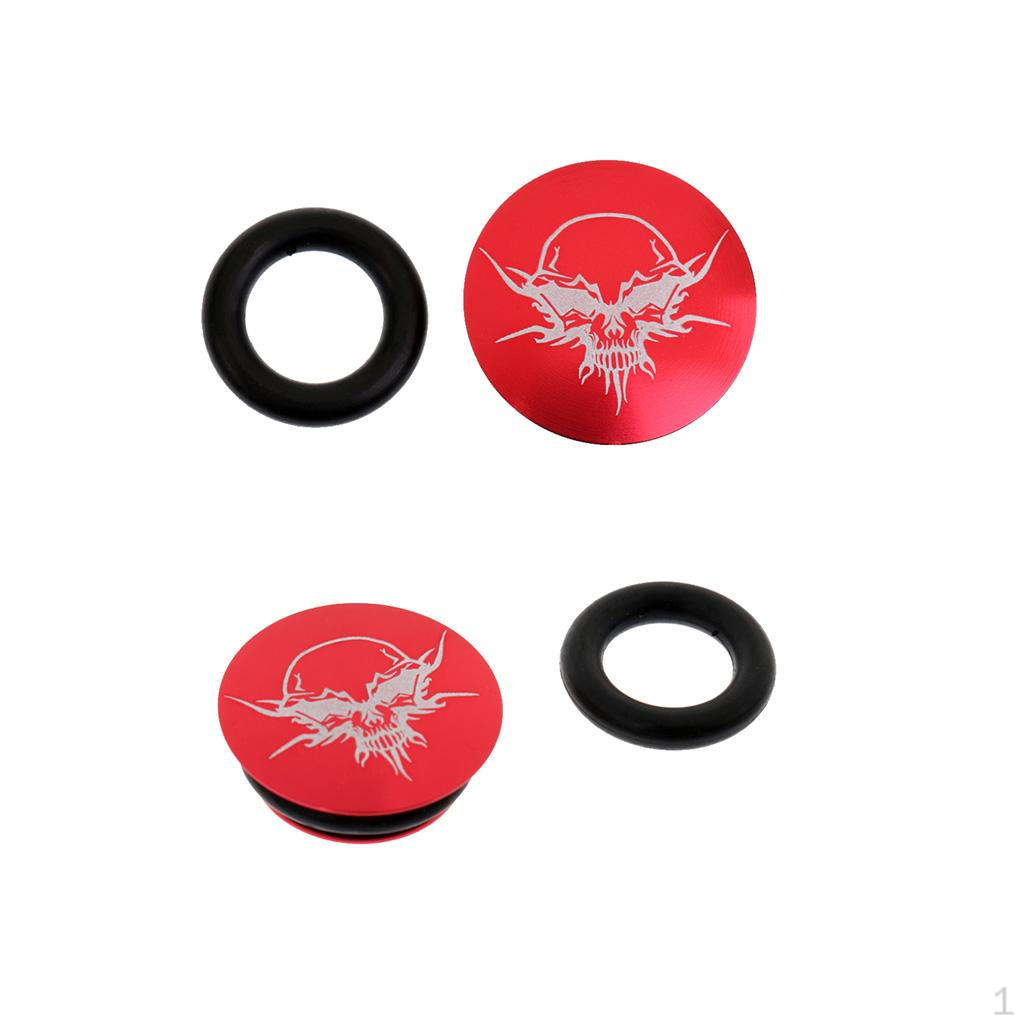 

2 Pieces Bike Crank Caps Crankset Covers Fixing Bolts Screw Waterproof