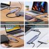 Dual-Head USB 3.0 7-in-1 Docking Station and Type-C Hub for Laptops