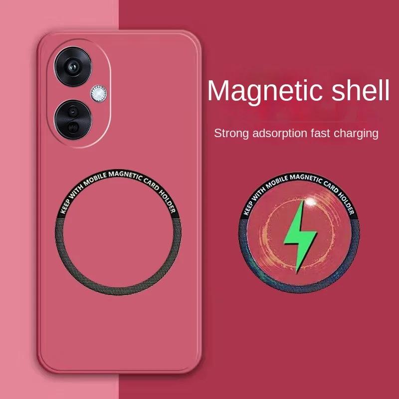 Luxury Magnetic Wireless Charge For Magsafe Case for Oneplus 12 Nord Ce 2 3 Lite 9 8 10 Pro 10T 11 Shockproof Soft Bumper Cover