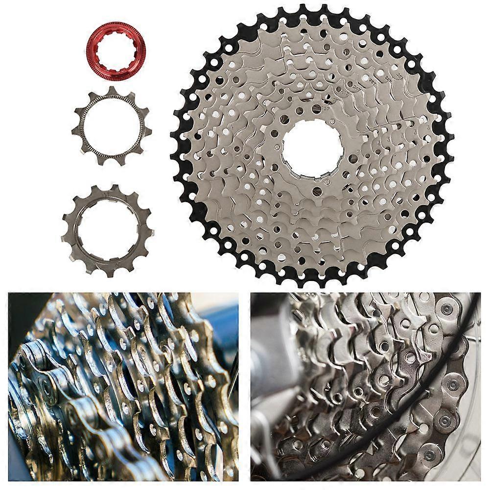 10 Speed 11-40T Mountain Bike Steel Large Tooth Climbing Cassette Freewheel Bicycle Accessory