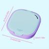 Portable Retainer Case with Mirror & Drainage Layer Braces Storage Box Daily Oral Cleaning False Teeth Aligner Denture Container