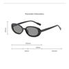 Fashion Women Small Frame Oval Sunglasses for Men Vintage Retro Sun Glasses Eyewear Uv400 Non-Polarized Fashion Accessory 