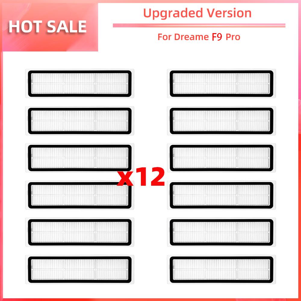 Compatible for Dreame F9 Pro Robot Vacuum Replacement Main Side Brush HEPA Filter Mop Pad Spare Parts Accessories