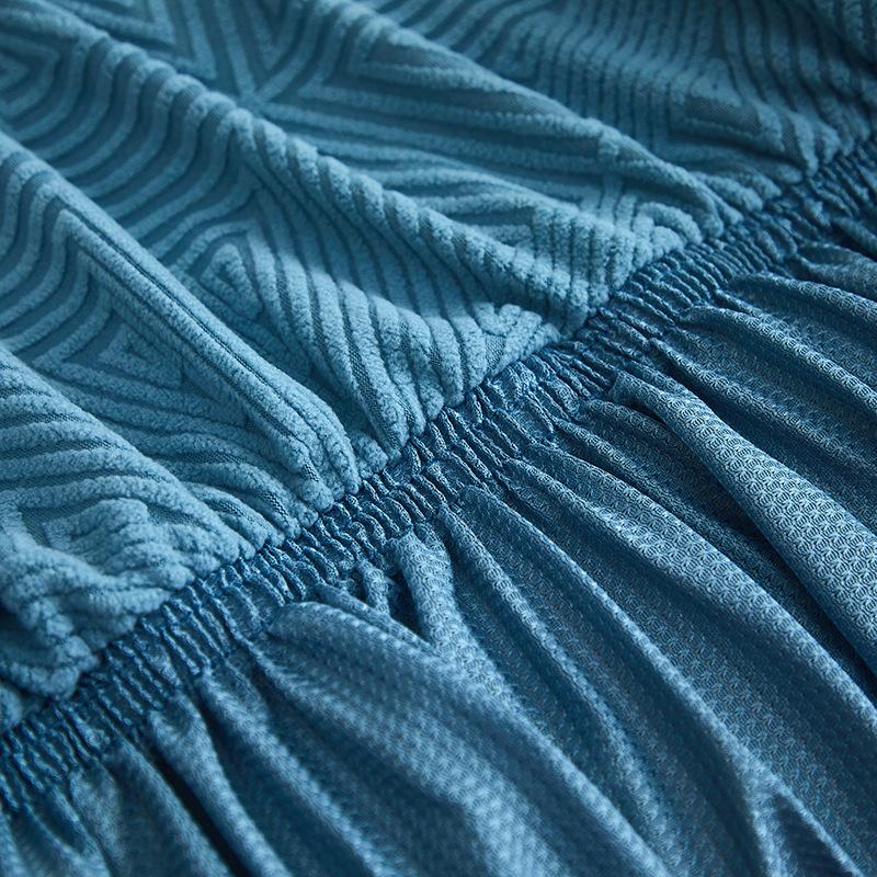 Supply High-Grade Skirt Hemming Sofa Cover Elastic All-Inclusive Four-Season Universal Sofa Protective Cover Solid Color