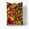 Geometric Print Blanket Throw Soft Fleece Bedding Sofa Cover Decorative Throw Blanket for Living Room Bedroom Gift