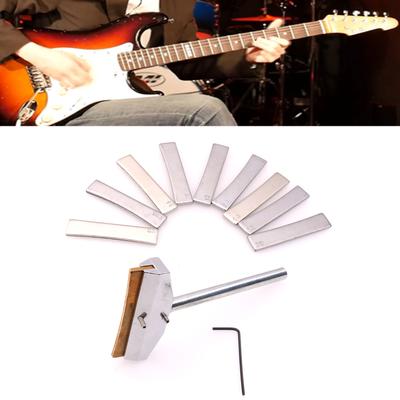 Elektrická kytara Basový krk Fingerboard Inlay Tool 9ks Pressure Fret Tools Set Radian Fret