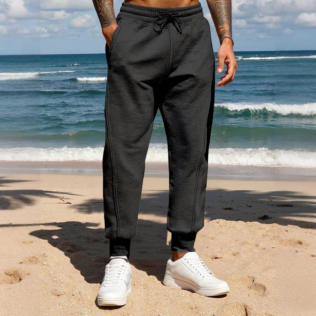 Mens Sweatpants Gym Tapered Athletic Pants With Pockets And Drawstring Joggers For Men Soccer, Running, Workout