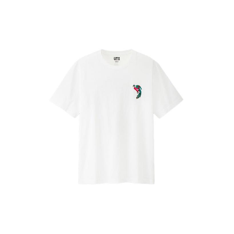 Uniqlo Ut X Nanzuka Neo-Miyage Collaboration Tanaka Keiichi Printed T-Shirt Unisex Tops White 427277
