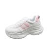 White Dad Shoes Women 2025 New Spring Thick Soles Increase Internet Celebrities Hong Kong Style Show Feet Small Versatile Sports White Shoes