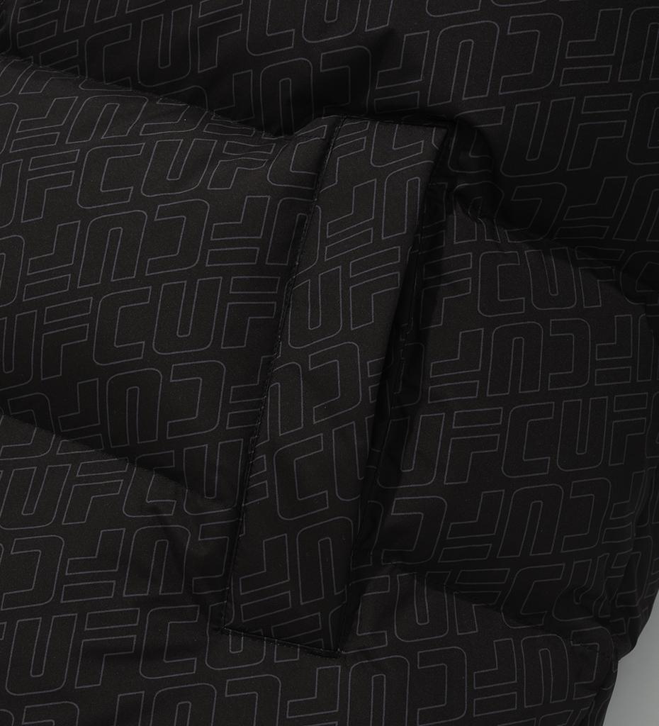 Ufc Sport Ufc Line Monogram Relaxed Fit Down Jumper Black U1Dju4302Bk